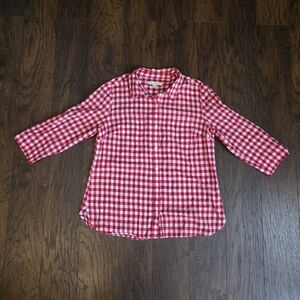 Red Checkered Kids Shirt
